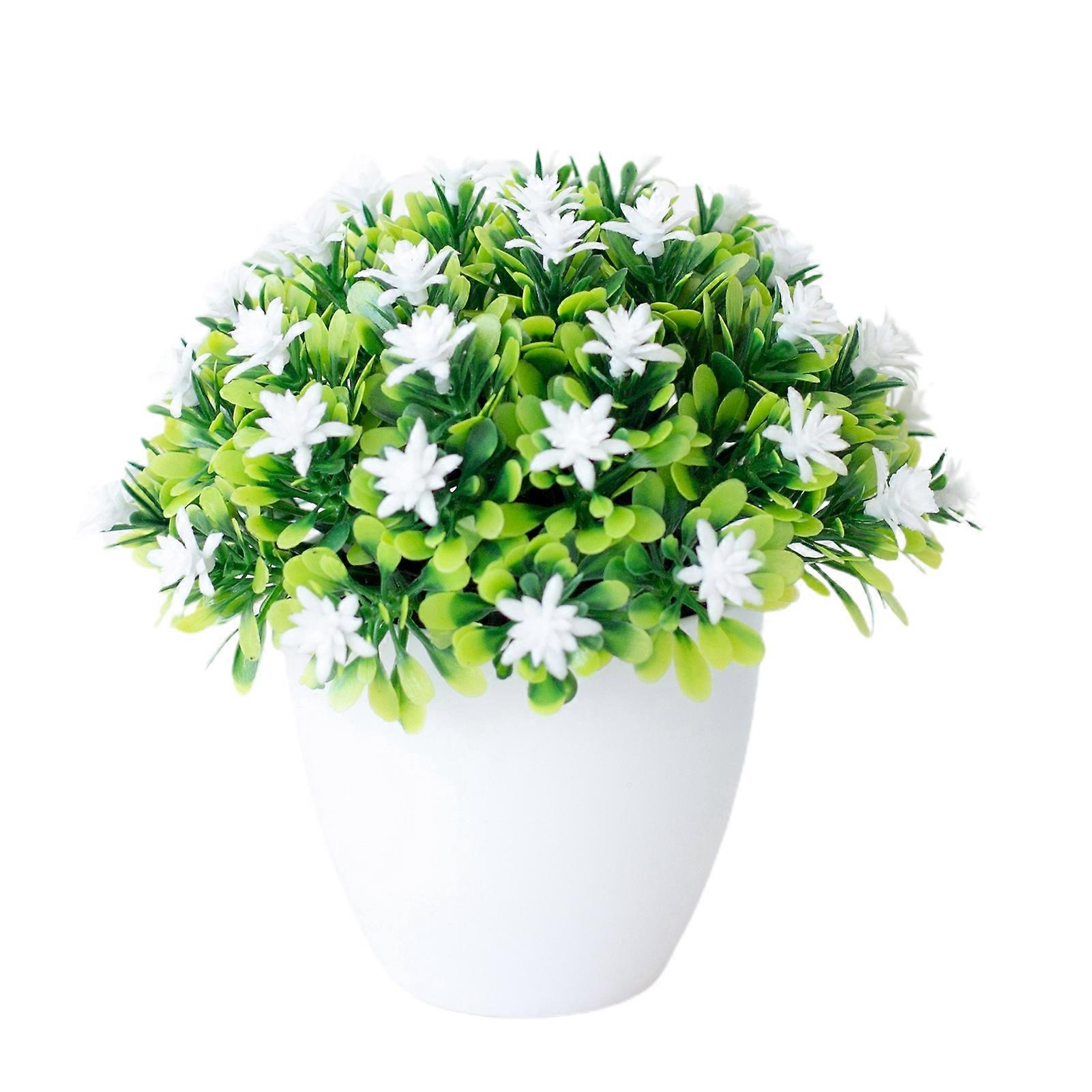 Simulation Plants Potted Beautiful Lifelike Plastic Realistic Artificial Bonsai for Home