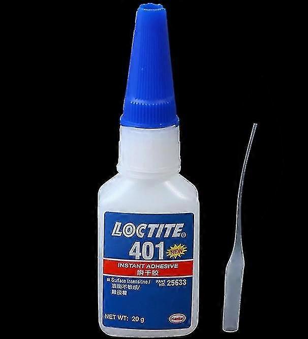 Utsøkt 2 stk. 20 g Loctite 401 hurtiglimflaske sterkere superlim multifunksjonelt - AX
