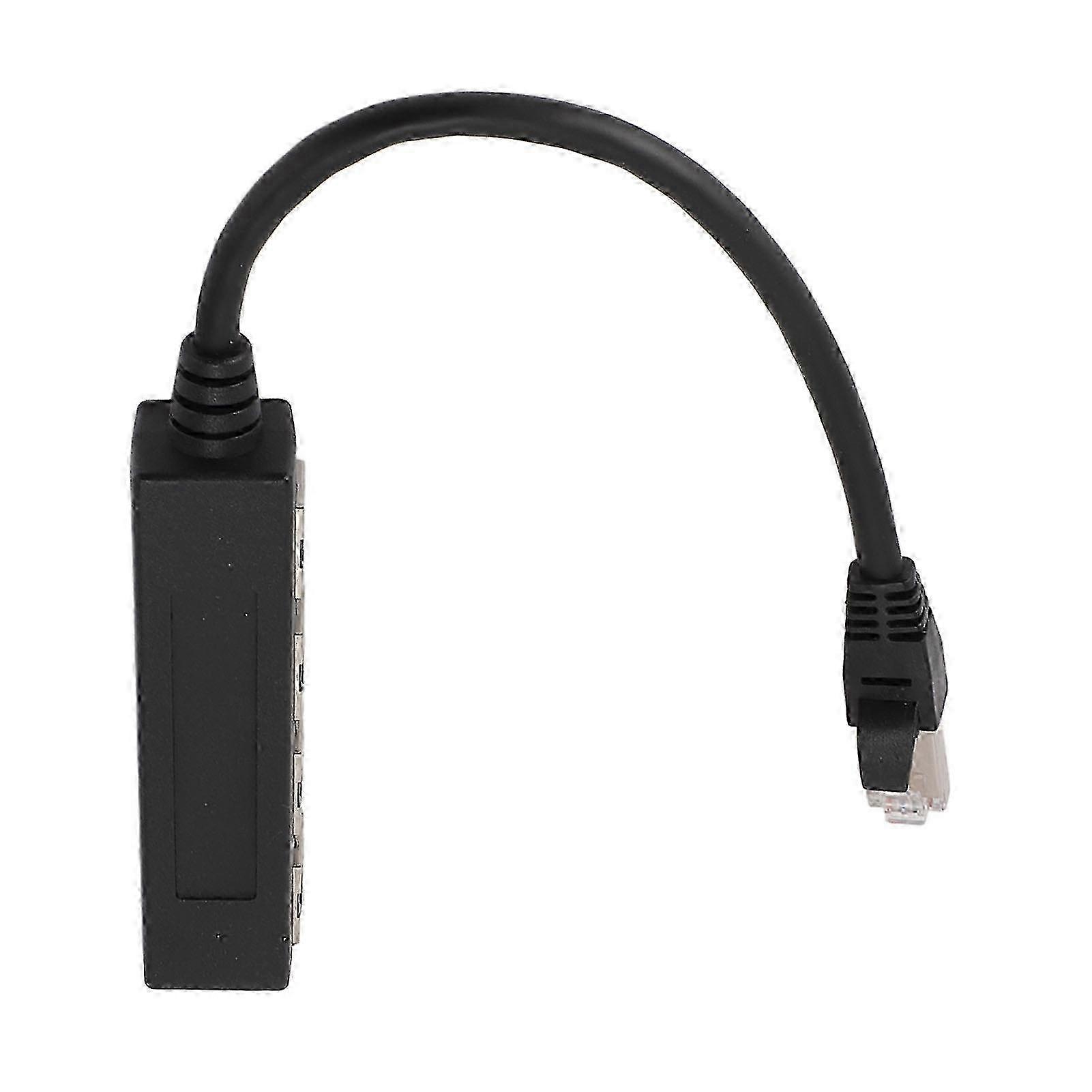 Gigabit Ethernet Splitter 4-Port 1000Mbps RJ45 Network Switch for Computer