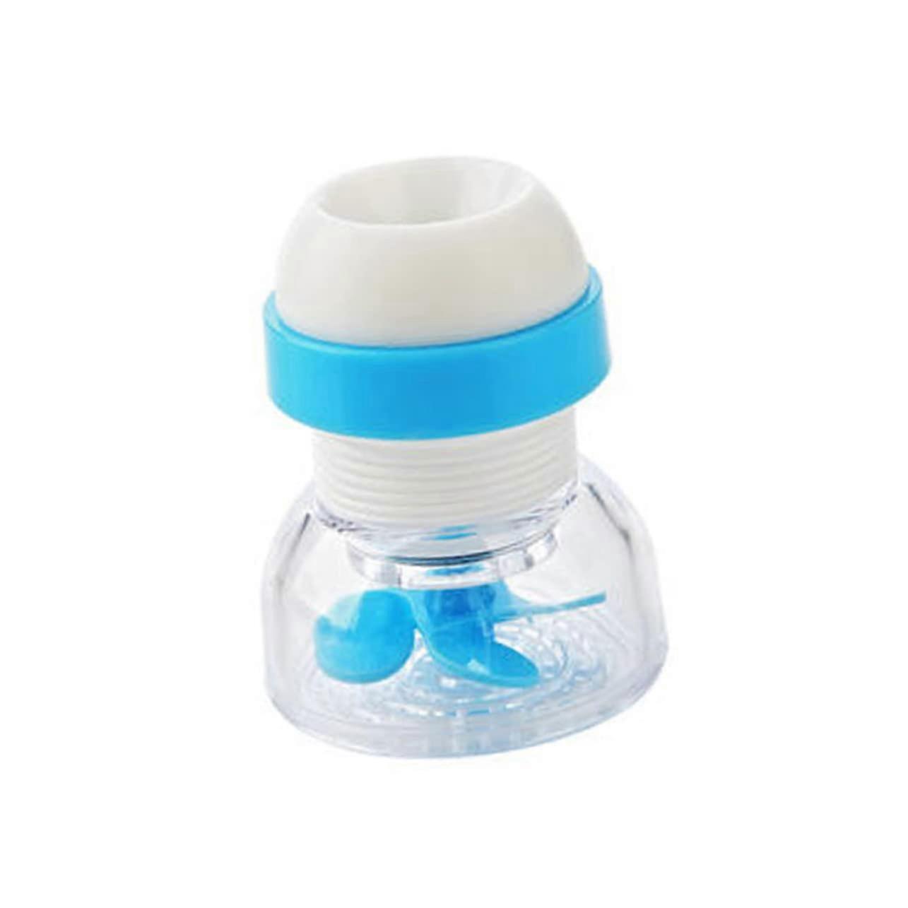 Adjustable Water Saving Faucet Sprayer Strainer Filter For Kitchen Tap Blue PP PVC Material Easy Installation