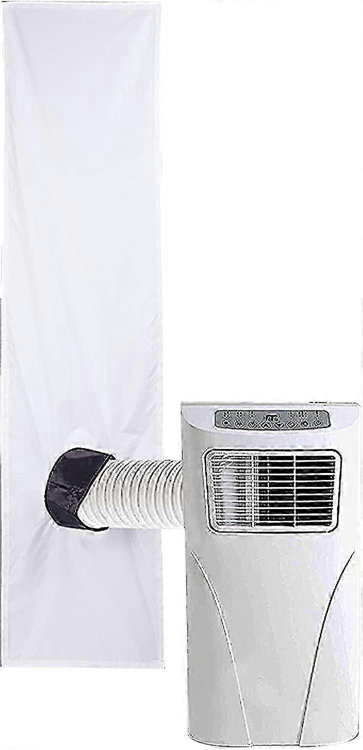 Universal Window Seal For Portable Air Conditioner, 2m Window Sealing For Portable Ac And Tumble Dryer, Polyester, 1 Adjustable Hole With Tension Rope