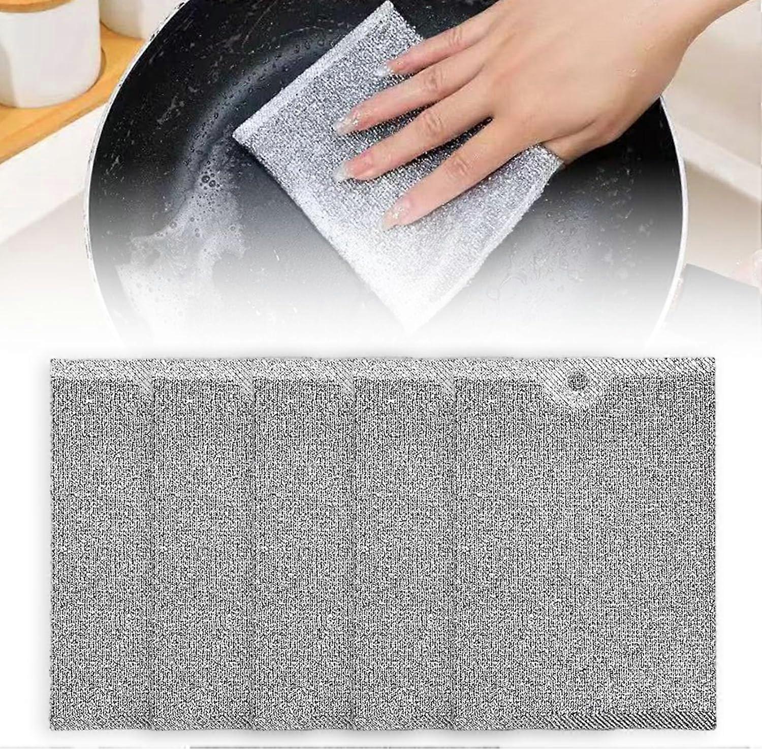 Copper Sponge, Washable Dish Sponge, Metal Cleaning Cloth