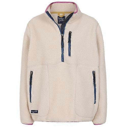 Lazy Jacks Womens/Ladies Sherpa Fleece Half Zip Sweatshirt