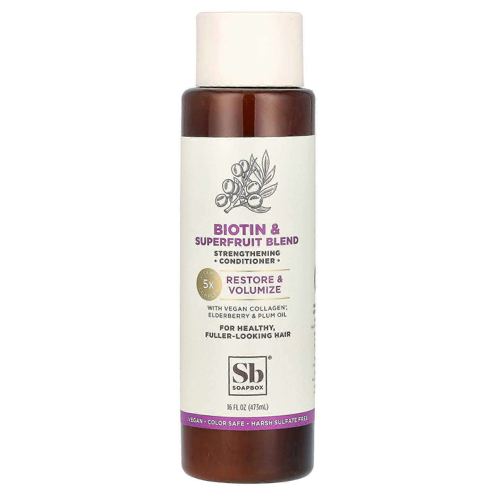 Strengthening Conditioner, Biotin & Superfruit Blend, 16 fl oz (473 ml)