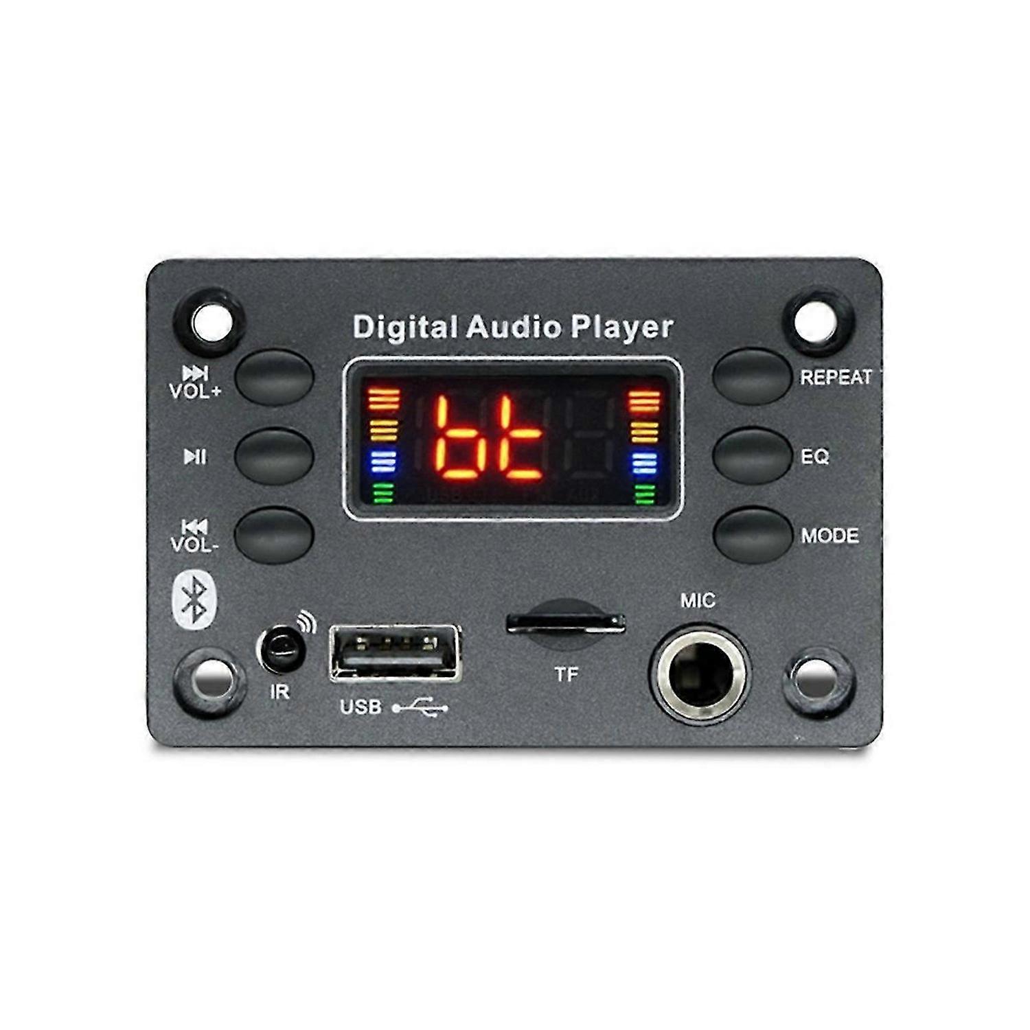 12V MP3 Player Decoder Board Bluetooth 5.0 Car FM Radio Module TF USB 6.5mm WMA Player Decoder