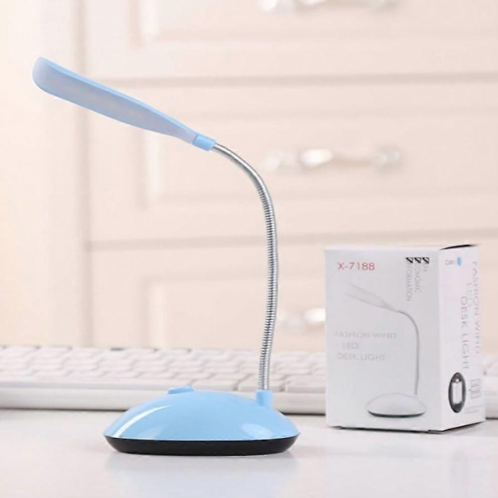 LOVEVER 1pc Foldable Mini Table Lamp Compact Portable LED Lamp Bedside Reading Night Light Eye-Caring Study Lamp Suitable For Reading Bedroom Office