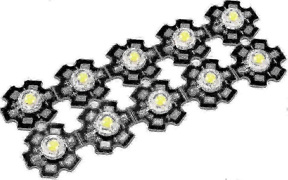 280-350ma 1w Led Puce Ampoule Cob Lumière Perles Blanc Pur Super Brillant Haute Puissance Pour Projecteur 10pcs Cs