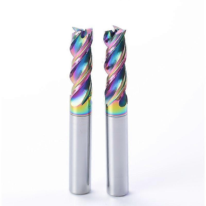 Carbide End Mills Set Square Head 3 Flutes DLC Coated End Mills 3x50mm