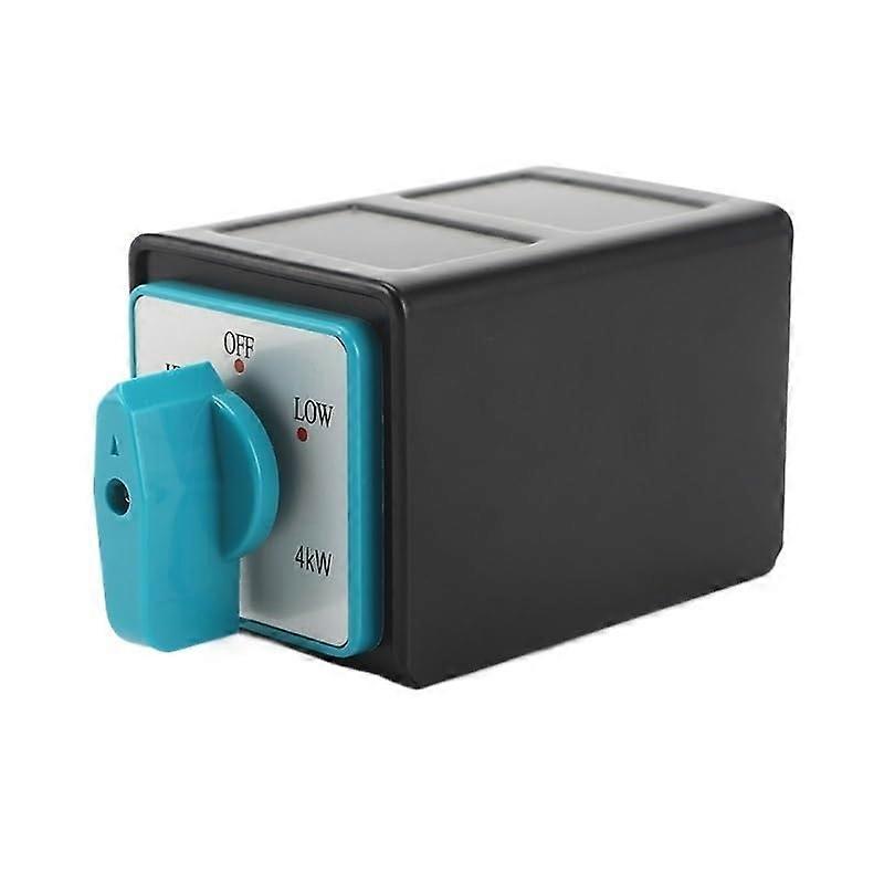 3Position 4Pole Rotary Cam Switch With Iron Shell, 20A TwoSpeed Electronic Starter, Changeover