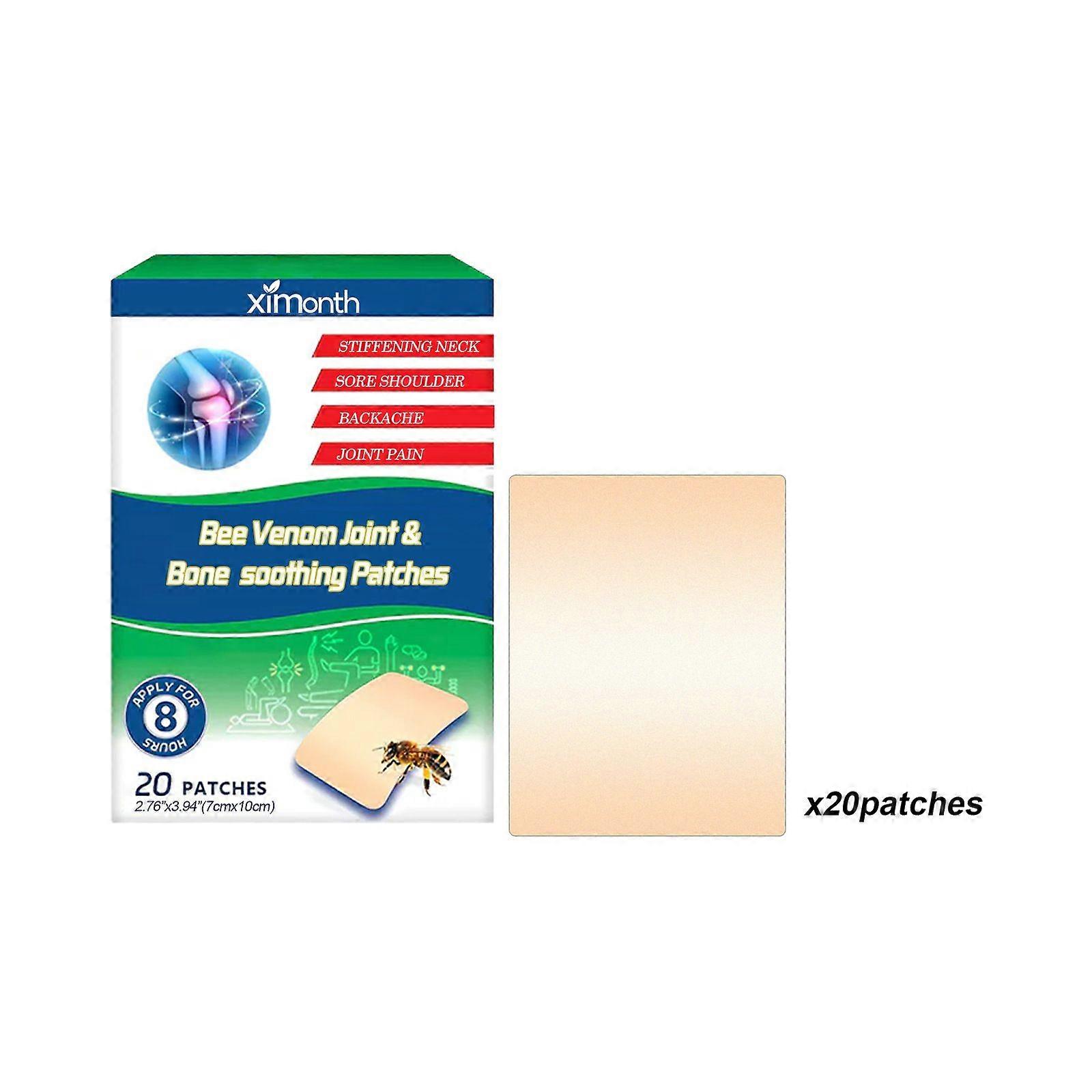 Ximonth Bee Venom Joint And Bone Care Patch Relieves Pain In Finger Joints, Body Muscles, Shoulders And Neck