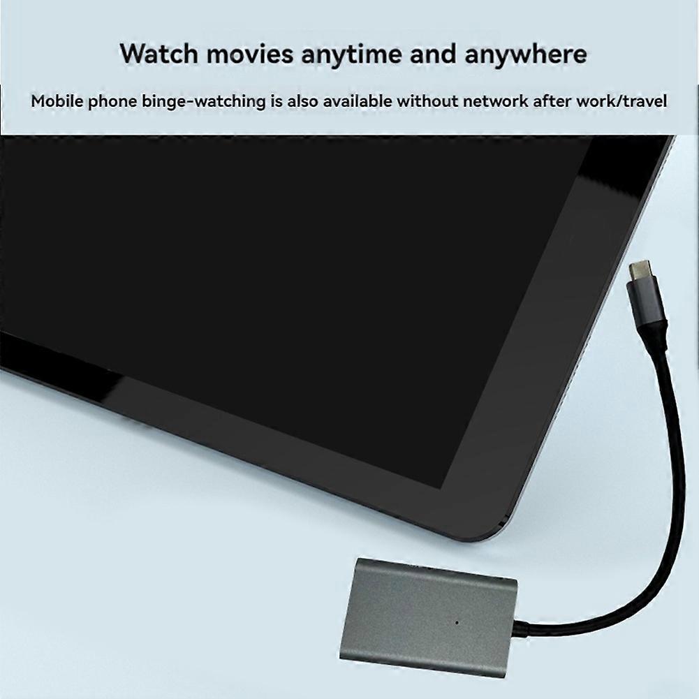 Type-C Multi-Function SD4.0&TF4.0&SD3.0&TF3.0 Card Reader for Laptops & Mobile Phones 4-In-1 High-Speed Card Reader