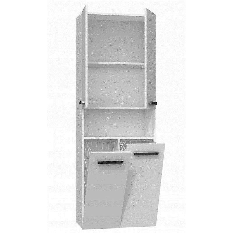 Armario de baño Topeshop Nel 2k Dk Biel blanco