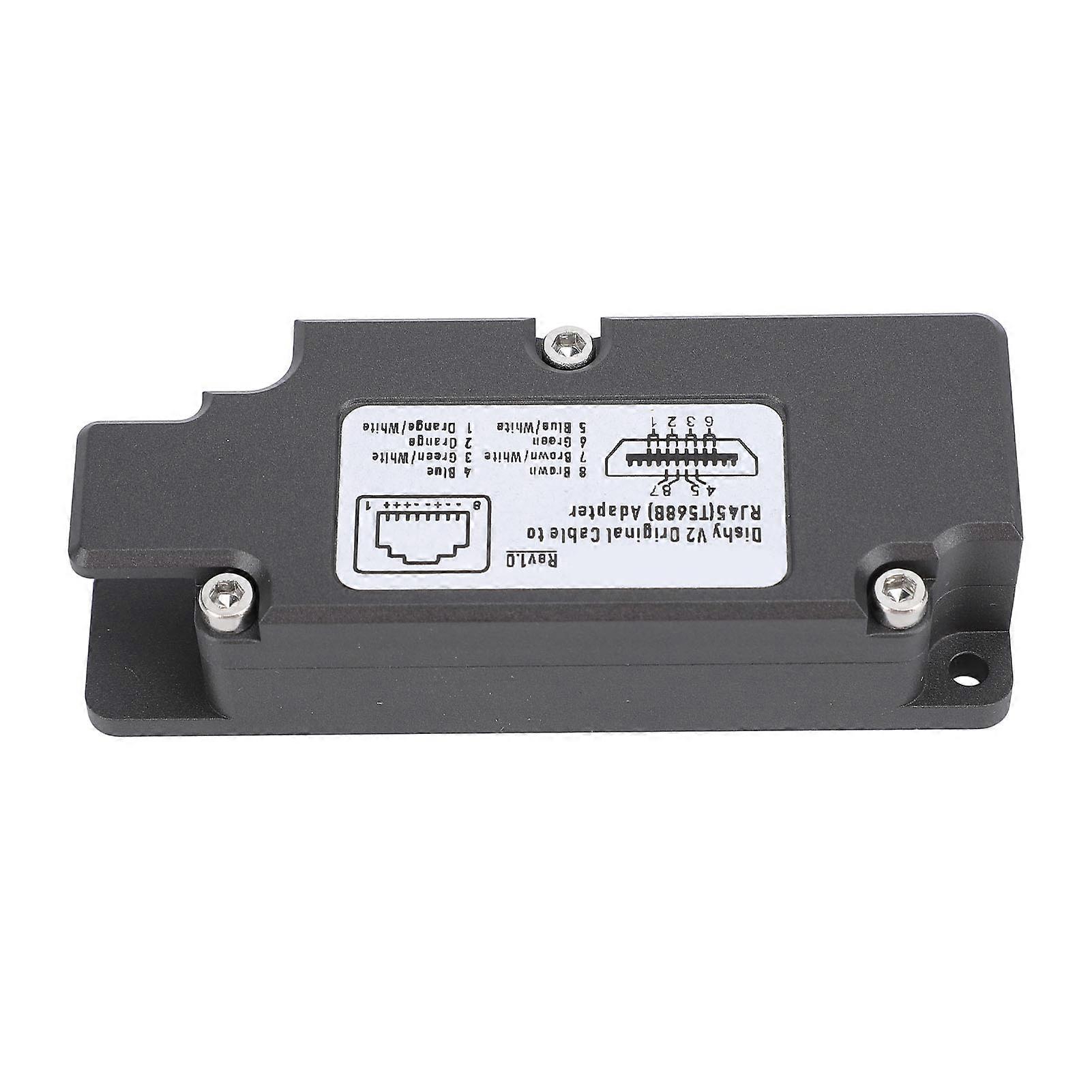 Dishy V2 to RJ45 Adapter Stable Network Connection Ethernet Adapter for GEN2 Rectangle Dish Satellite Internet V2 