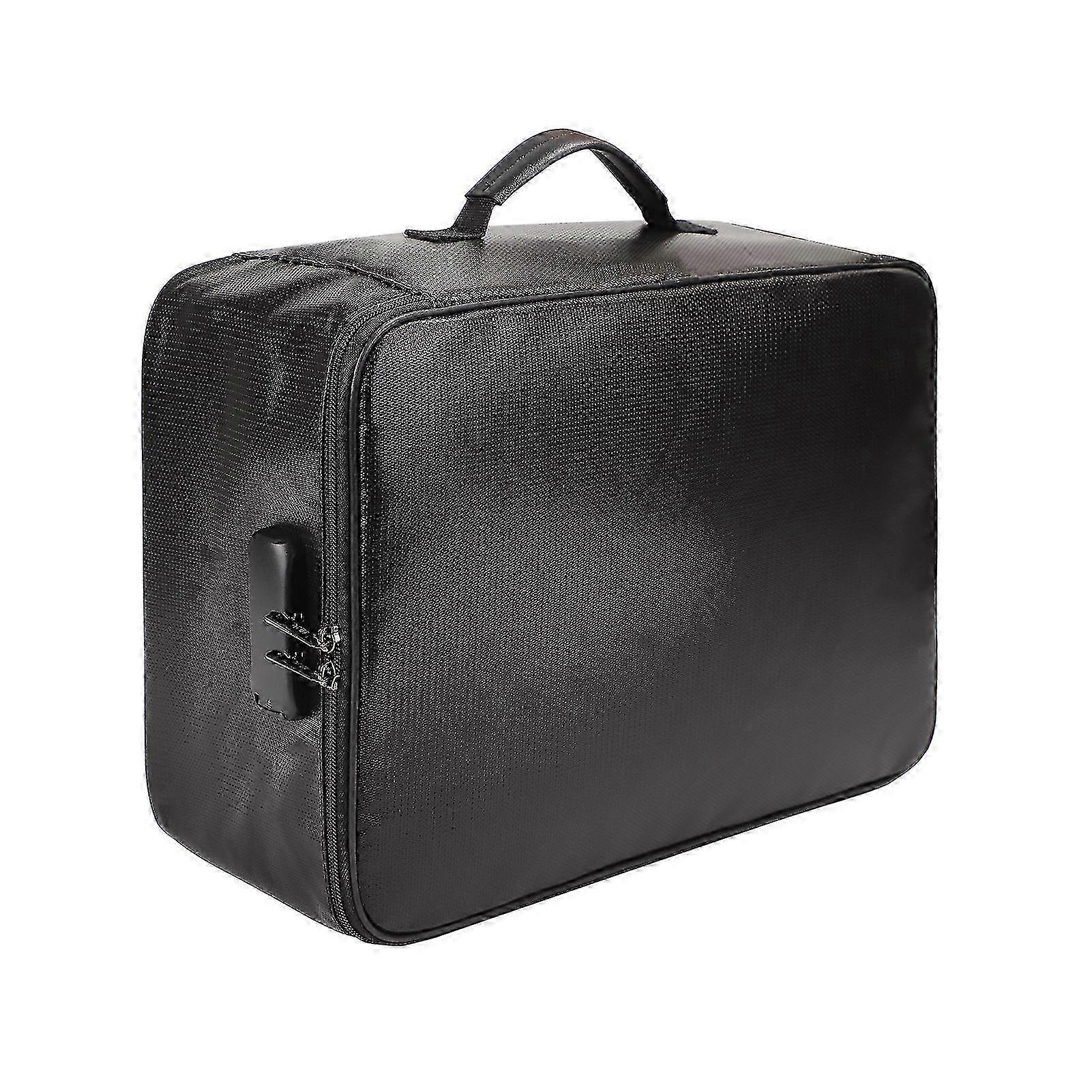 Fireproof File Document Bag Safety Organizer Zipper Closure Fire