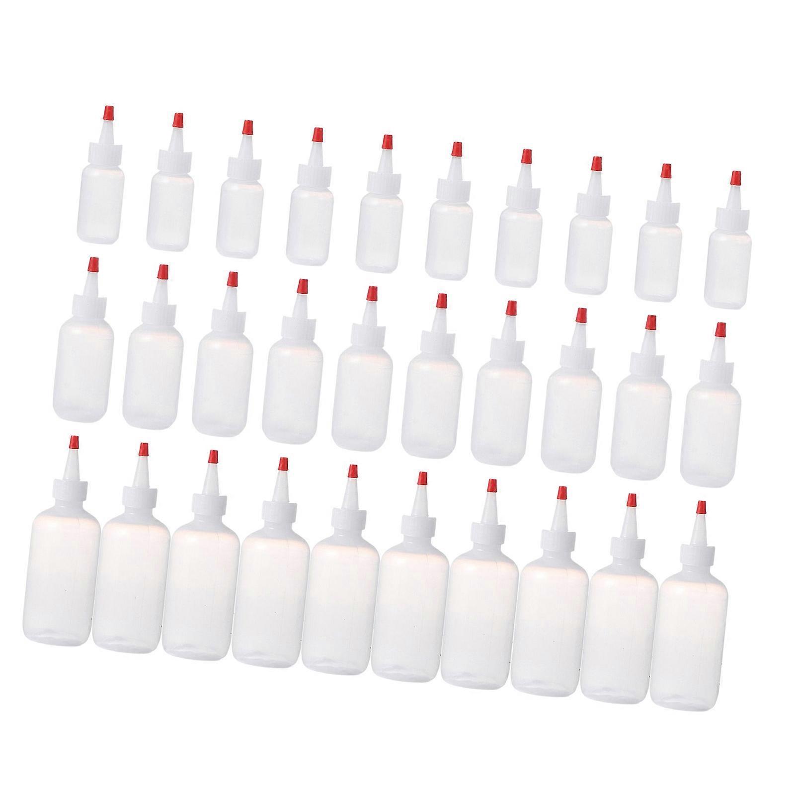30 Kitchen Squeeze Bottles Feature Measurement Scale Leak proof Caps And Comfortable Soft Body For Daily Cooking Multicolor