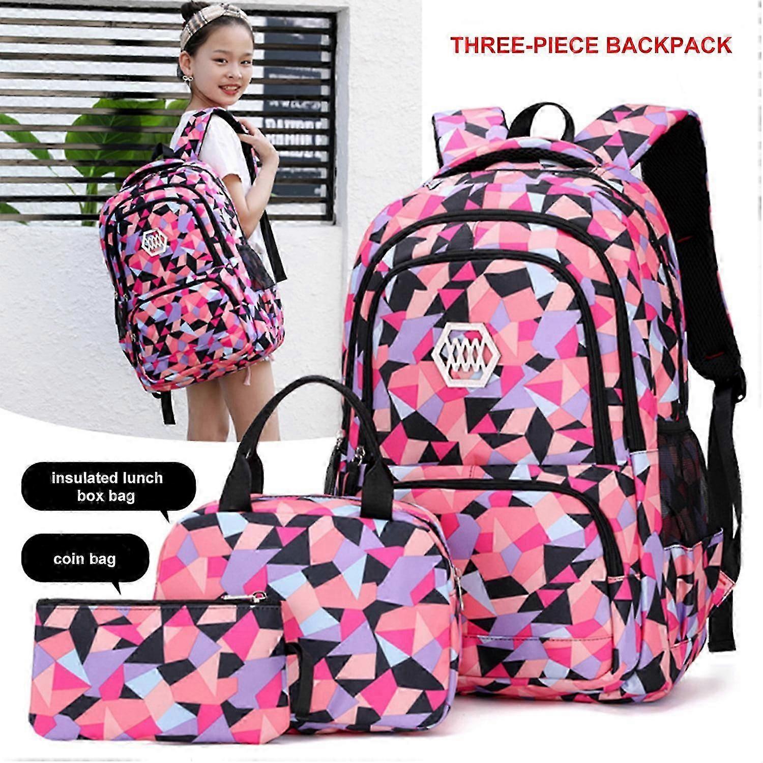 Kids 3-Piece Backpack Set - Soccer Pattern School Bag, Insulated Lunch Bag & Pencil Pouch - View #7