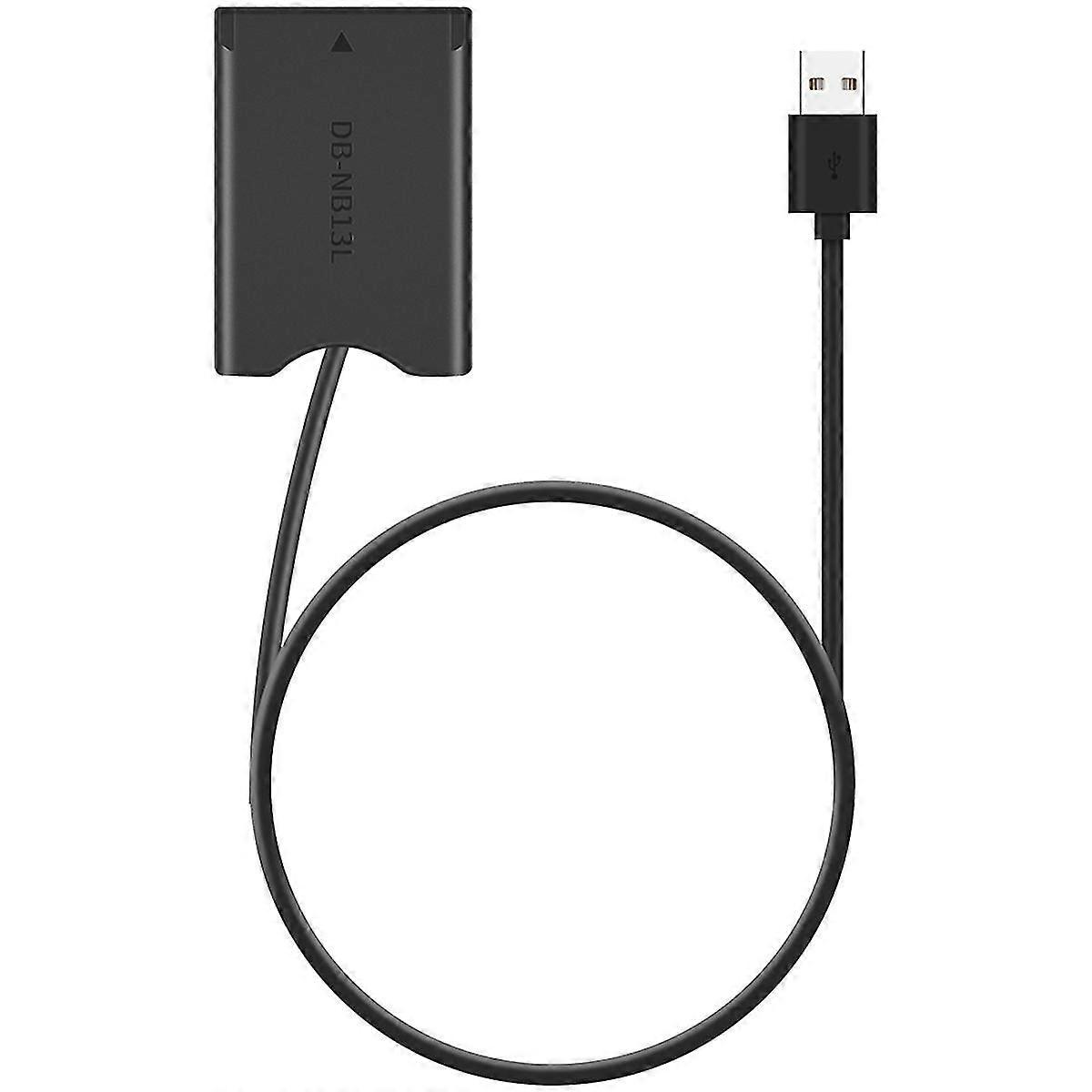 -13l Dummy Battery With Usb-a Power Adapter Dc Coupler For G7x2 G7x3 G5x2 G9x2 G1x3 G5x G9x Sx620 S