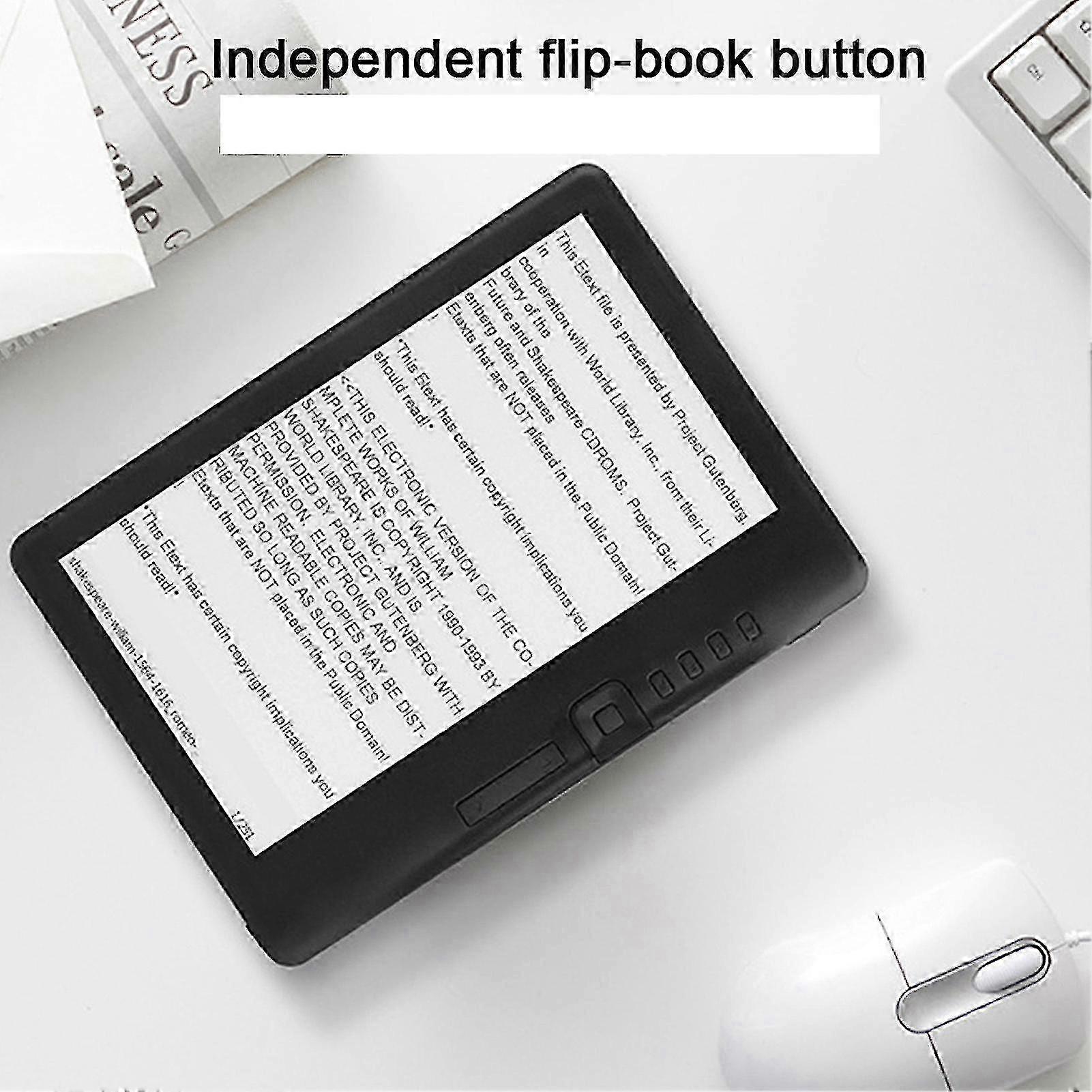 BK7019 Portable 7inch E book Reader Colorful Screen Supports TF Card 8G Memory