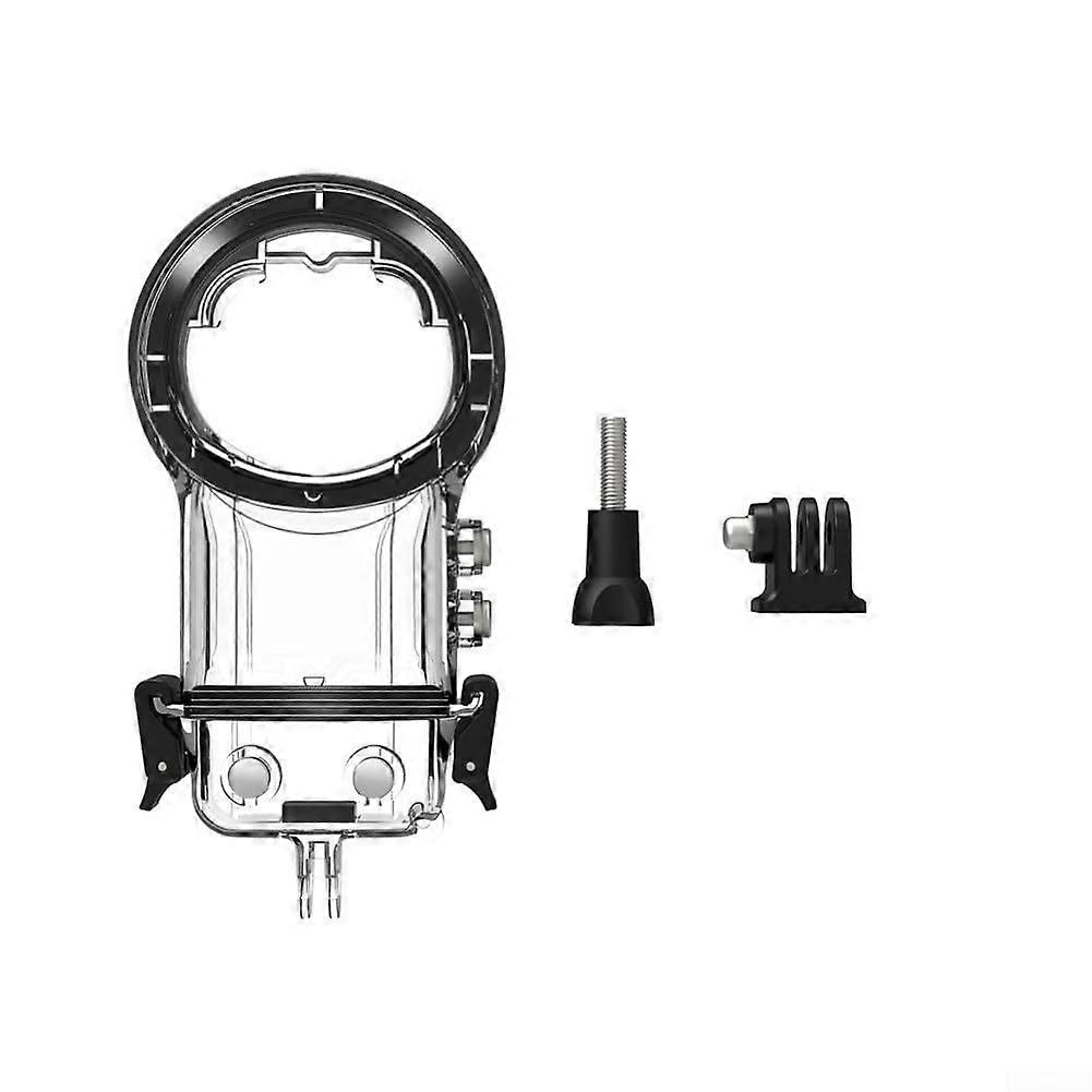 50m Waterproof Invisible Dive Housing, Clear PC Protective Shell With Mounting Bracket for Underwater Photography