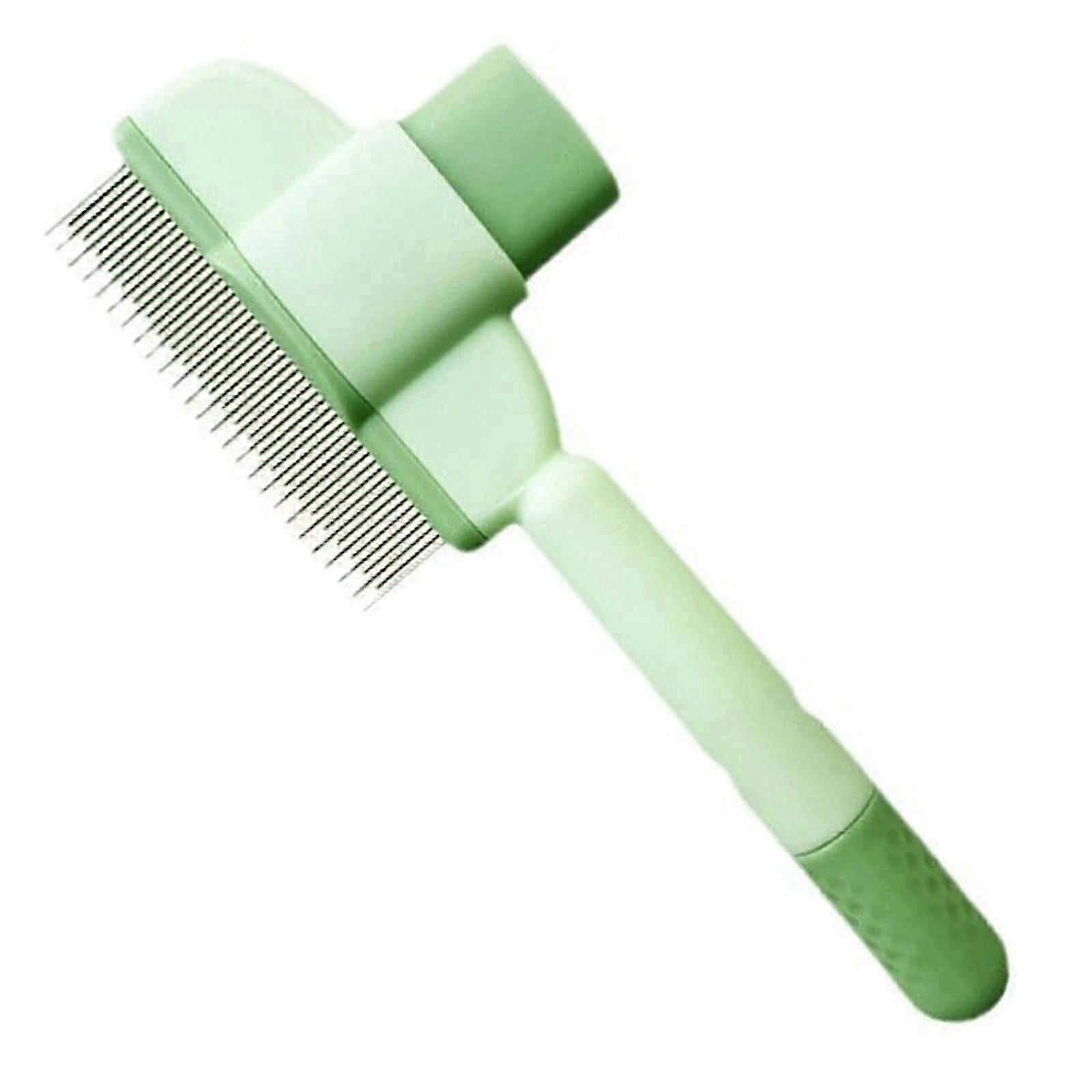 Yellow Cat Grooming Tool for Fur & Fleas 2025