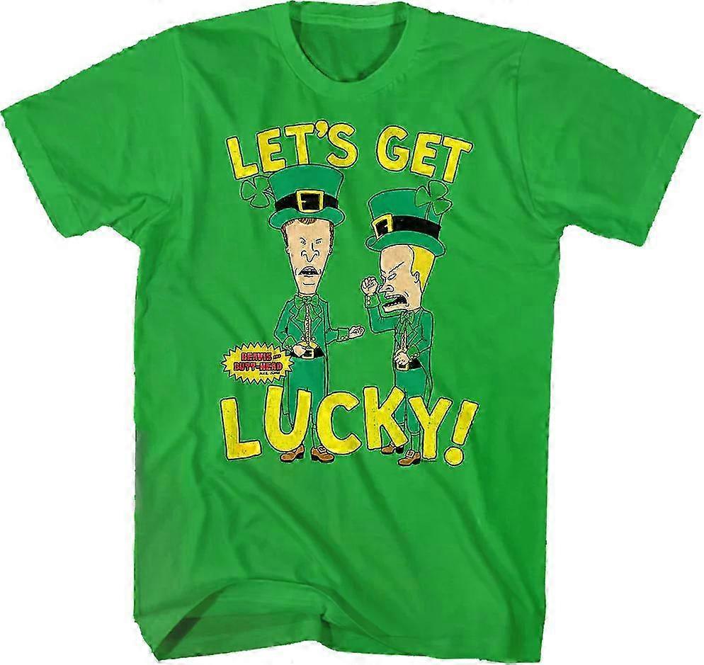 Camiseta "Vamos ter sorte" do Beavis e Butt-head Rockinstone