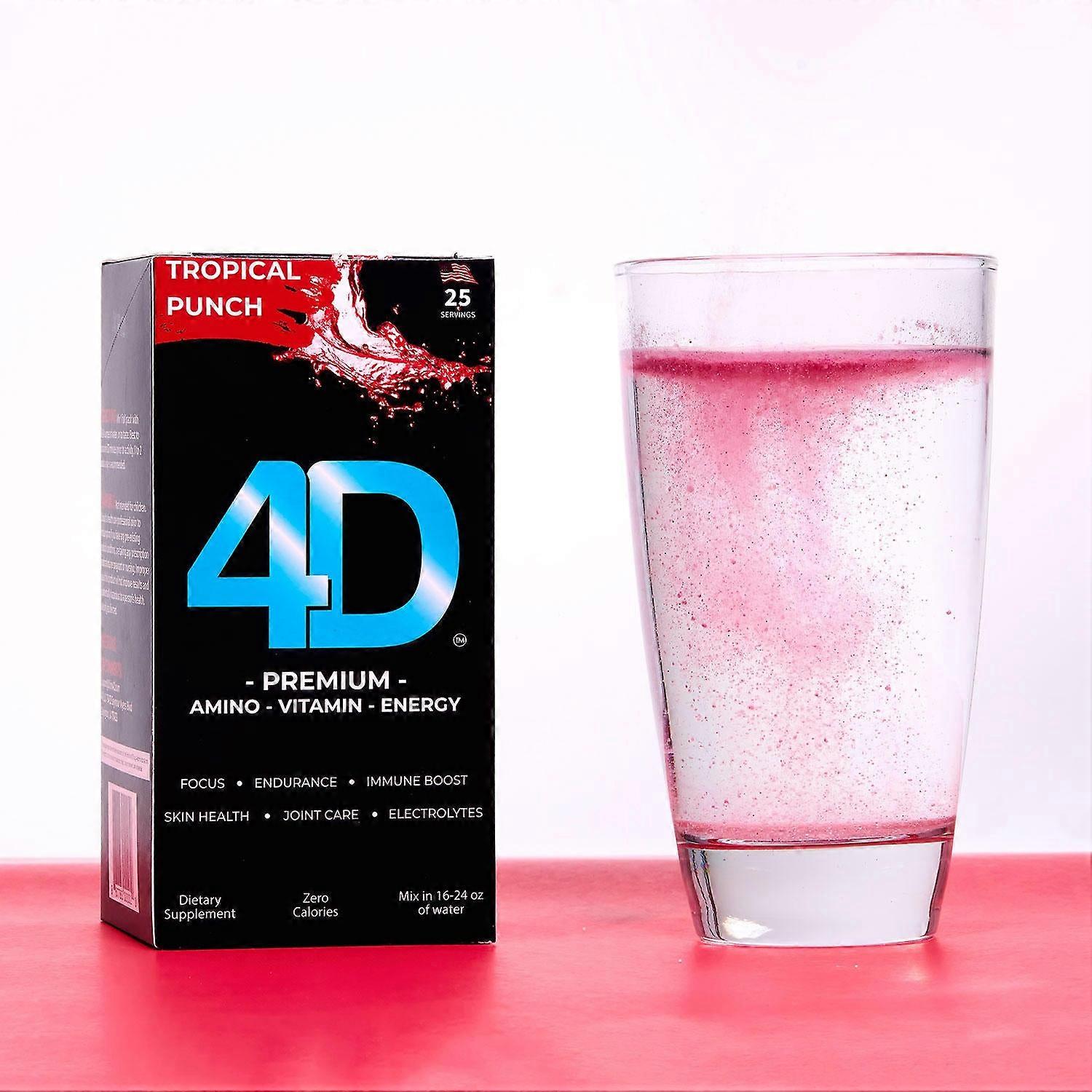 4D Clean Energy Dietary Supplement, 25 Ea