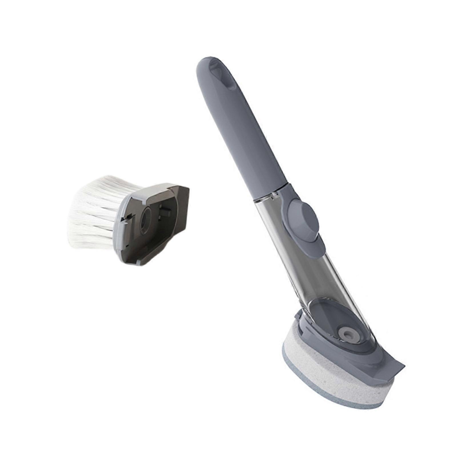Automatic Soap Dispenser Cleaning Brush Ideal For Removing Stubborn Stains for Kitchen Pot Brush Bristles Multicolor