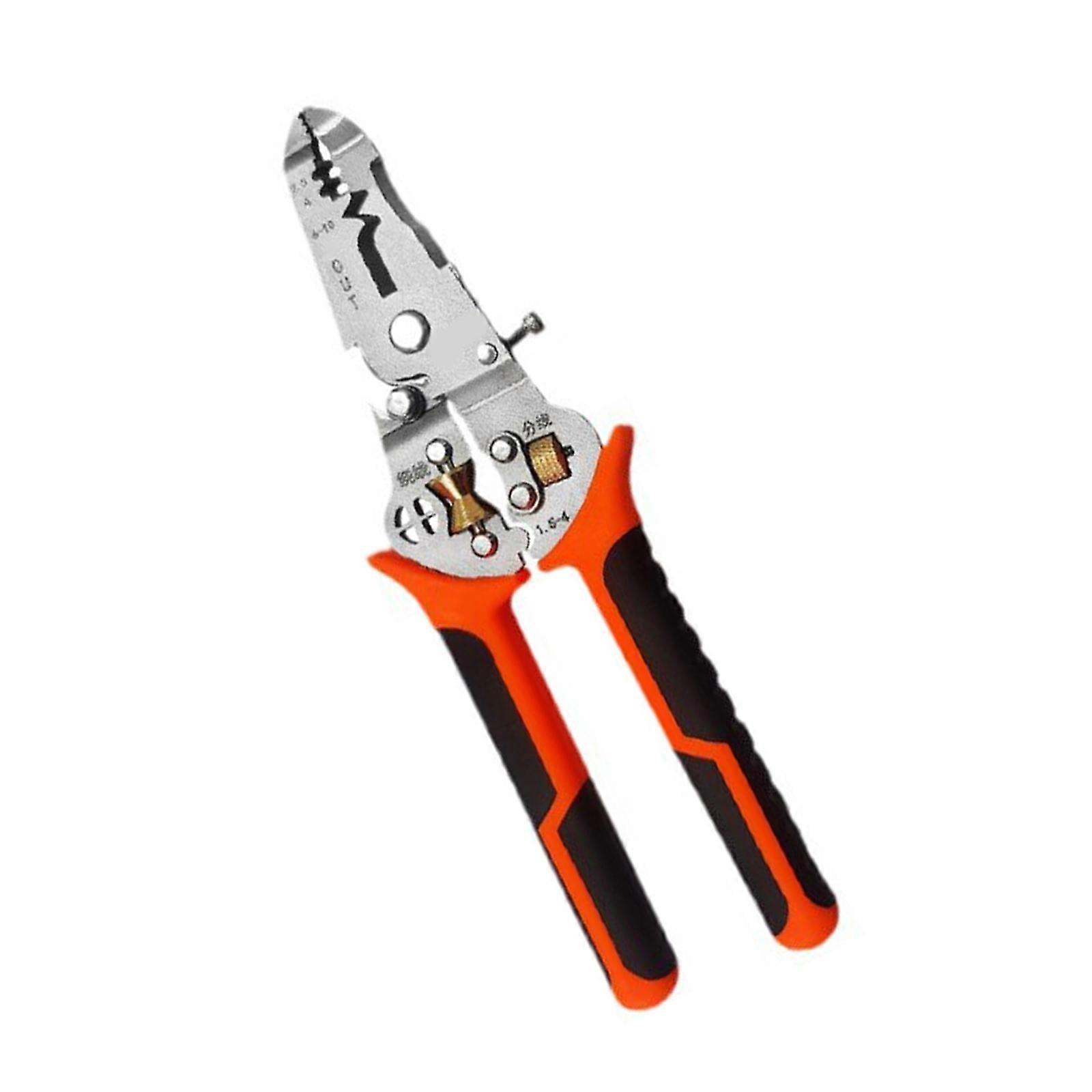 Wire Strippers for Splitting Stripping Wire Multifunctional Special Wire Stripping Pliers Electrician Tool  Orange