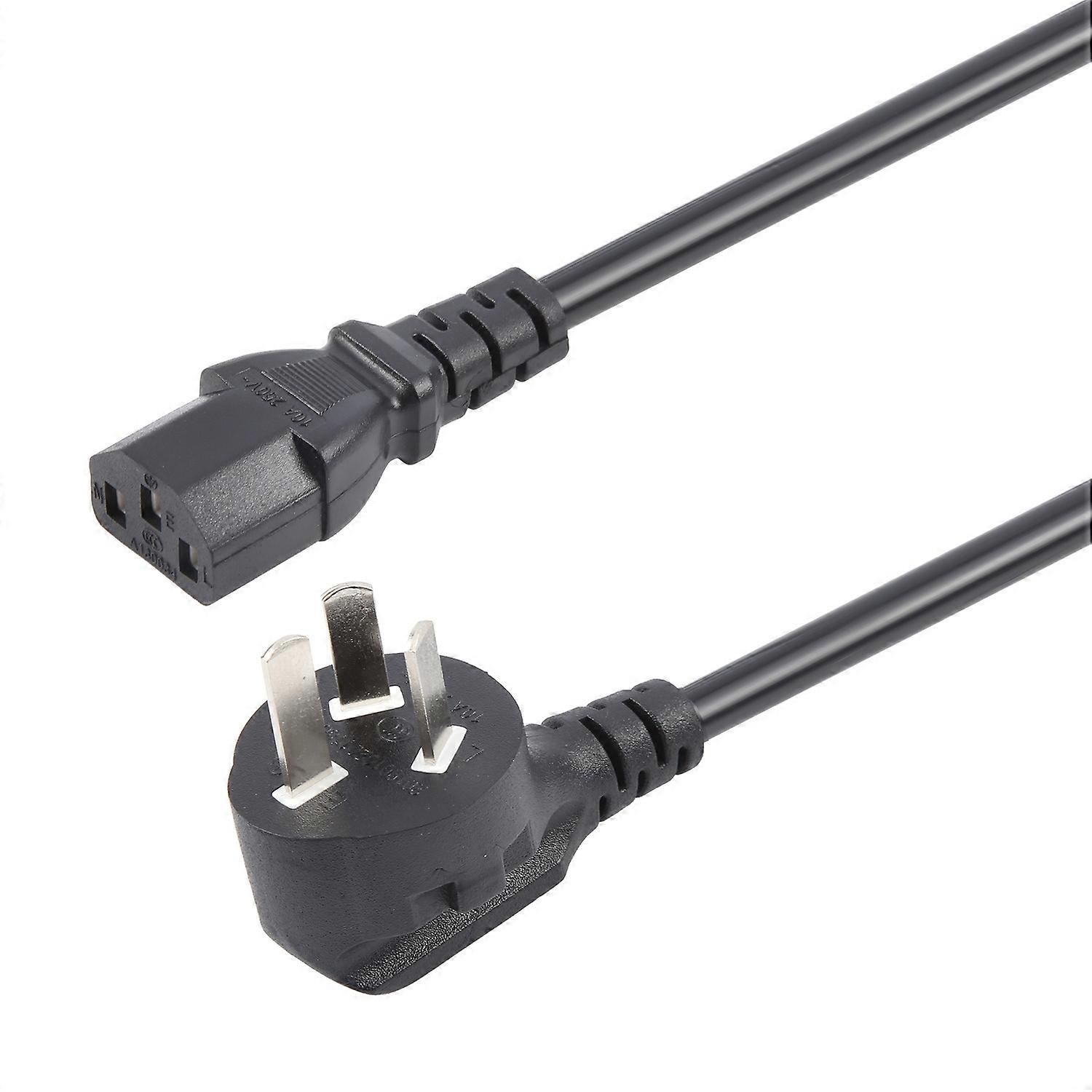Computer PC Power Cord 3 Pin Cable, Length: 1.8m, AU Plug
