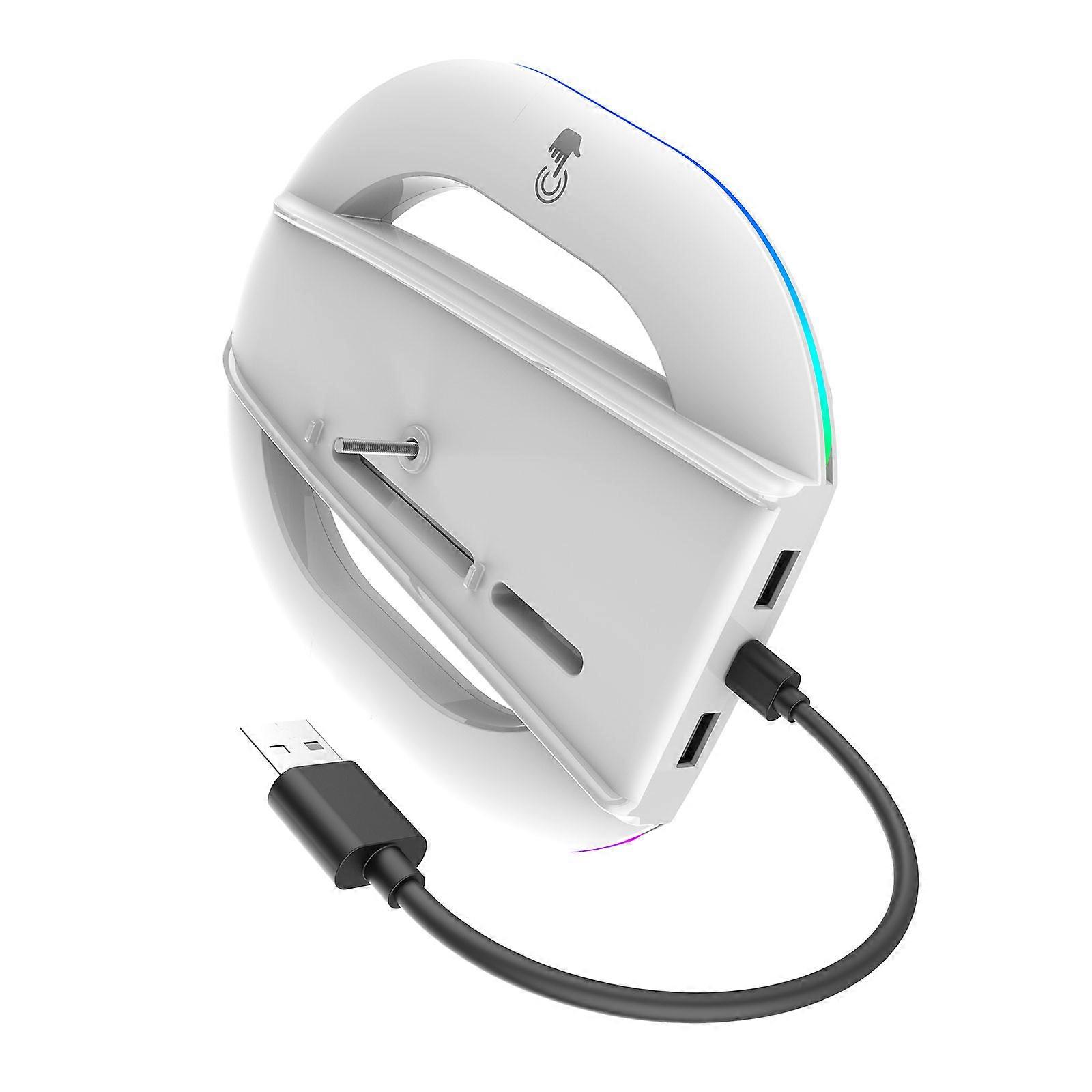 Game Consoles Stand Fit for Slim Vertical Holder Game Accessory Base Stand Holder with Light Multicolor