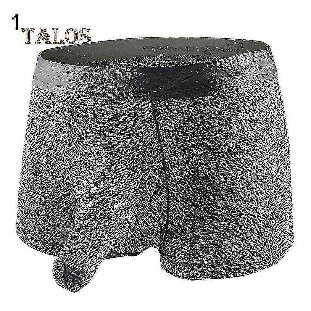 Male Underpants Solid Color Elephant Nose Sweat-absorbent U Convex Underwears