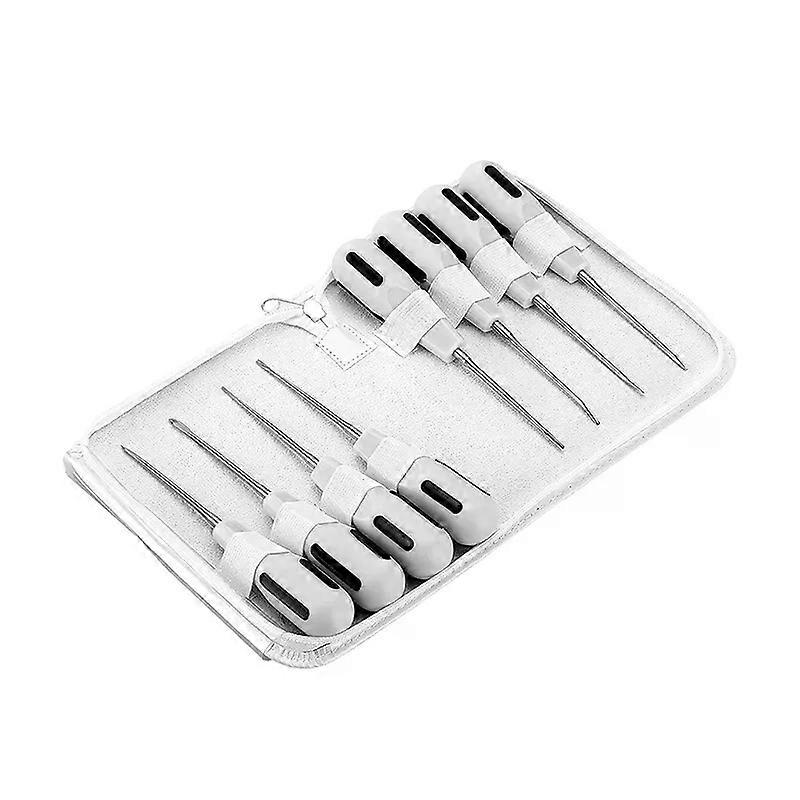 8pcs/set Dental Luxating Lift Elevator Minimally Surgery Extracting Apical Curved Root With Dental Lab Instrument Tools Kit