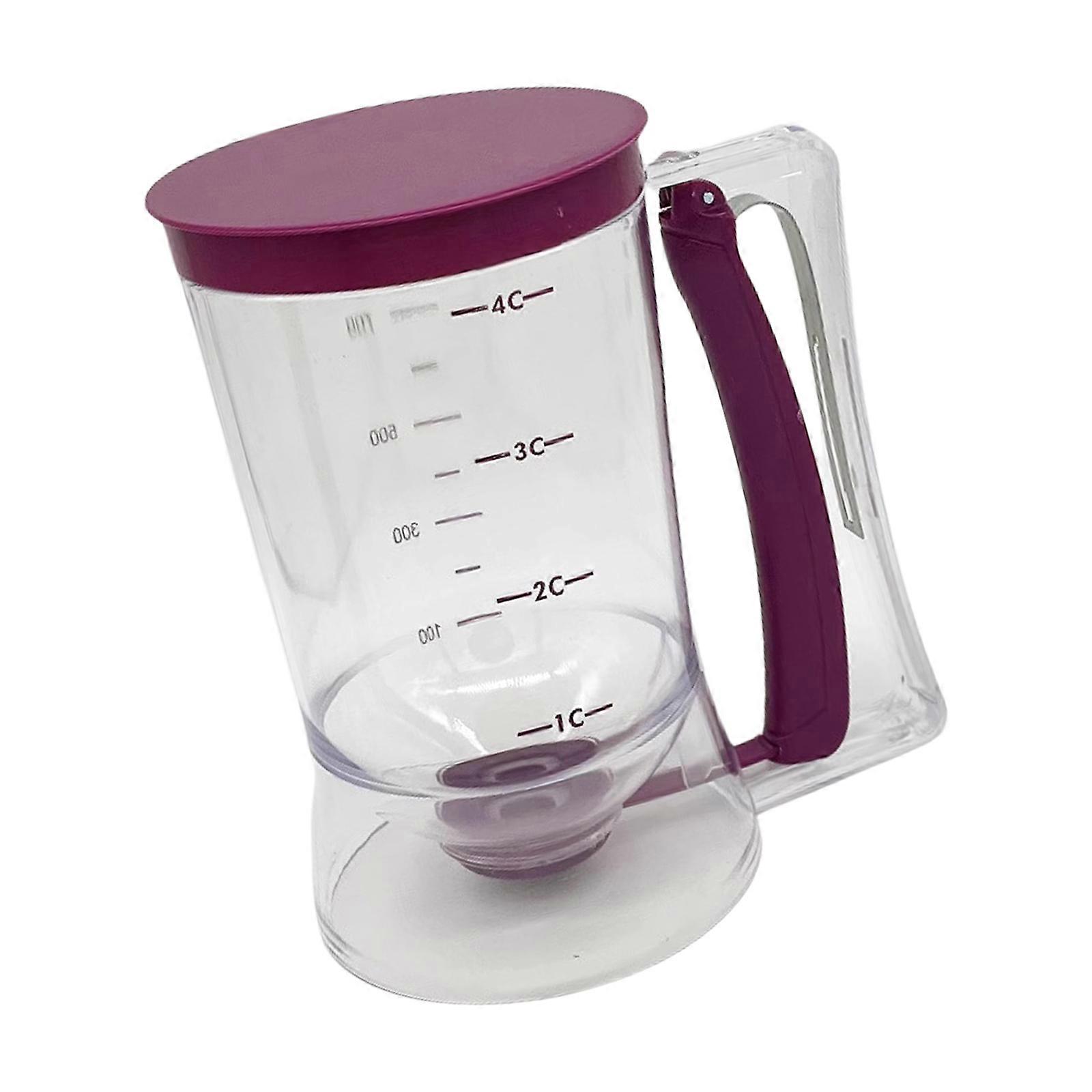 Functional Batter Pouring Cup Suitable For Various Baking Tasks And Kitchen Liquid Ingredient With Clear Measurement Marks Multicolor