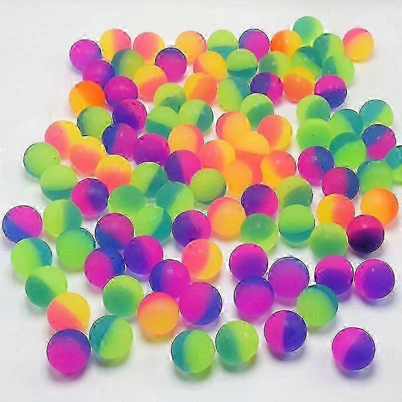 50pcs Bouncy Balls 30mm Including Mixed Color Bouncy Ball