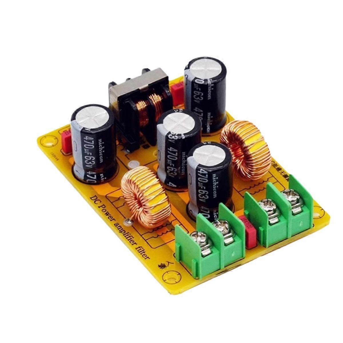 DC LC Filter Board Low Pass EMC HiFi High Frequency Filter Switching Power Supply Ripple Filtering f