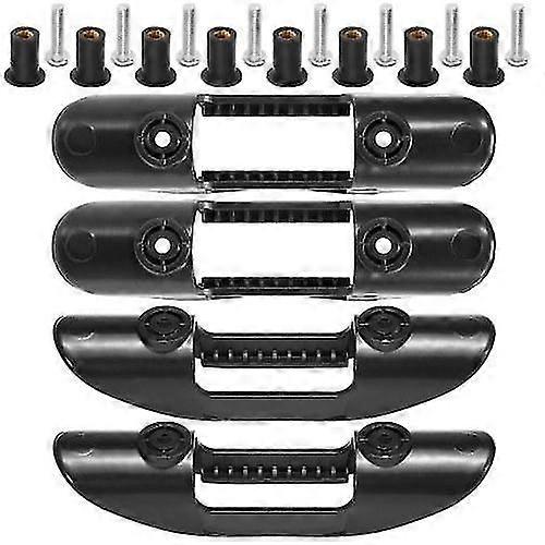 4pcs Kayak Paddle Holders Sécurité Paddle Deck Mounted Clips Universal Kayak Accessoires