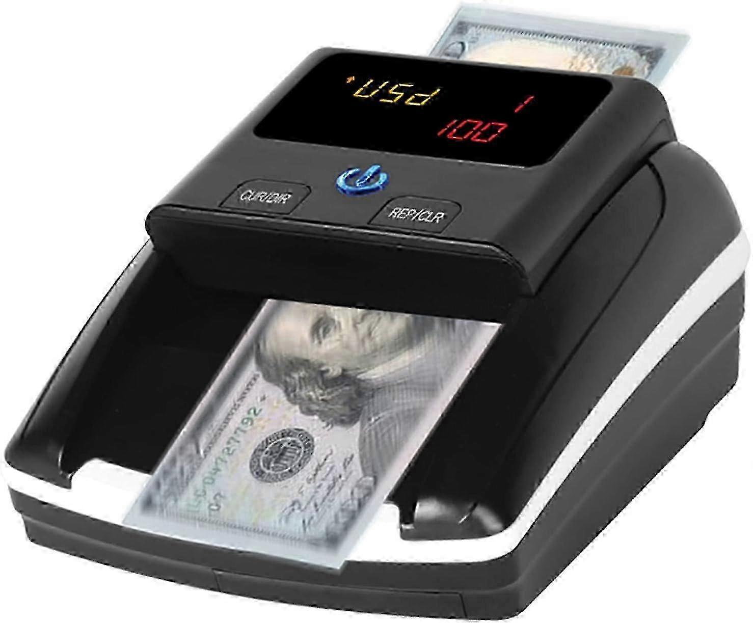 2025 Euro Bill Counter Counterfeit Detector Automatic Silver Detection by UV MG IR Image Paper Quality Size Thickness for EURO US Dollar