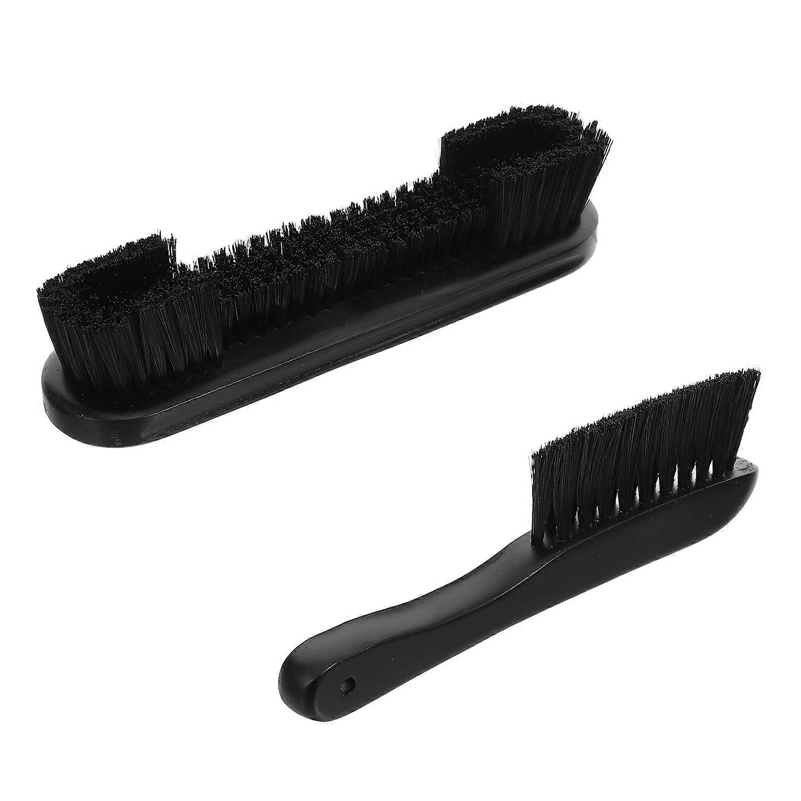 Billiards Brush Set: 4 Set Rectangular Design Cleaner For Game Room Equipment With Ergonomic Handle And Efficient Functionality