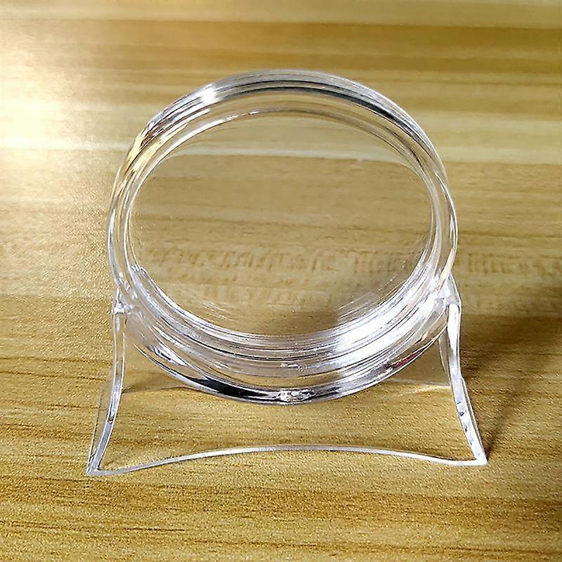 Acrylic Coin Capsule Box With Display Base Collectable Coin Holder Container Storage Box For Collection Supplies