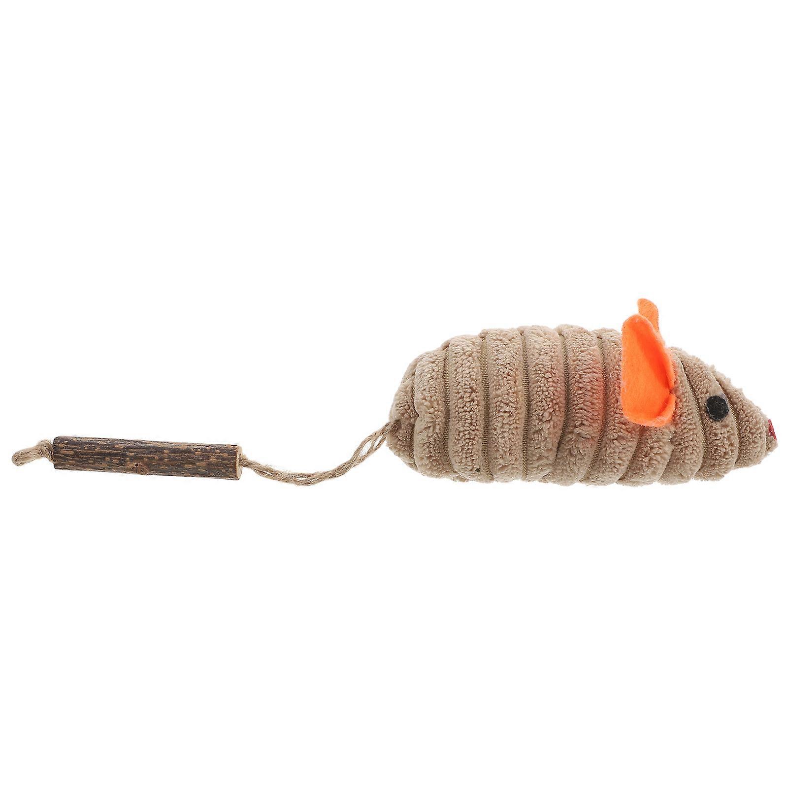 Cat Mice Catnip Mouse Toy Indoor Kittens Teething Hemp Rope Included 9.1×3.0×1.7in Chew Toy 1Set