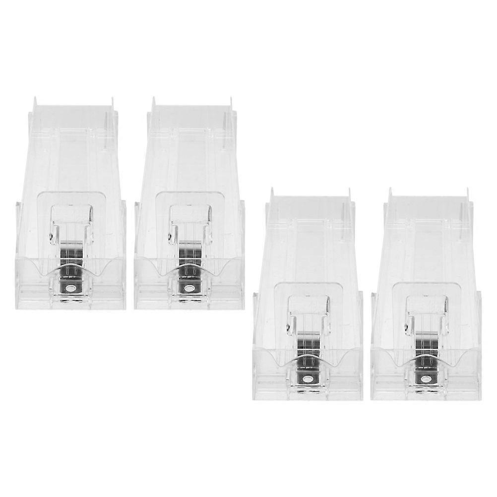 Automatic Display Rack for Store Use 4Pcs Transparent Organizer