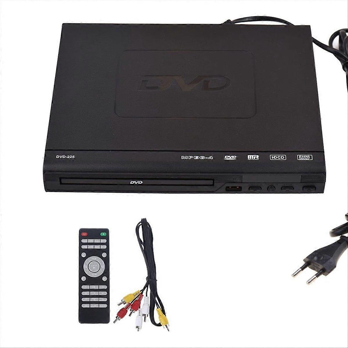 DVD-225 Home DVD Player AV Output with RC for TV DVD Player EU PLUG