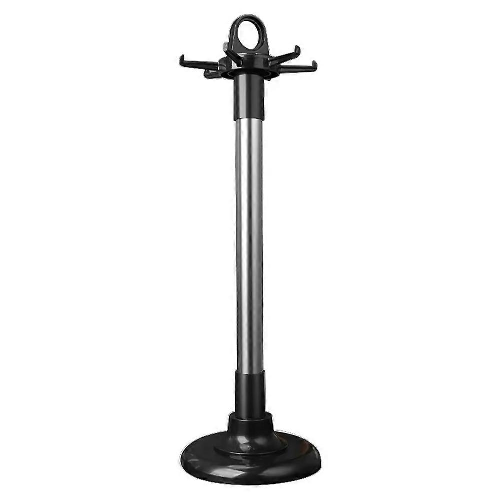 Rotatable Kitchen Storage Rack Organizer with Hooks for Spoons, Knives, and Kitchenware - Waterproof PP Material