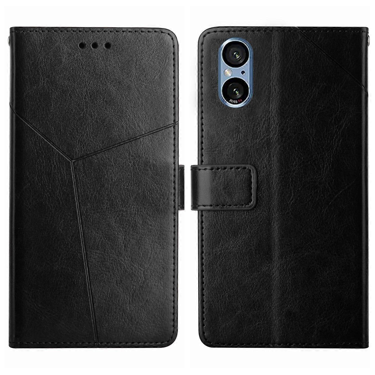 Y-shaped Pattern Flip Leather Phone Case