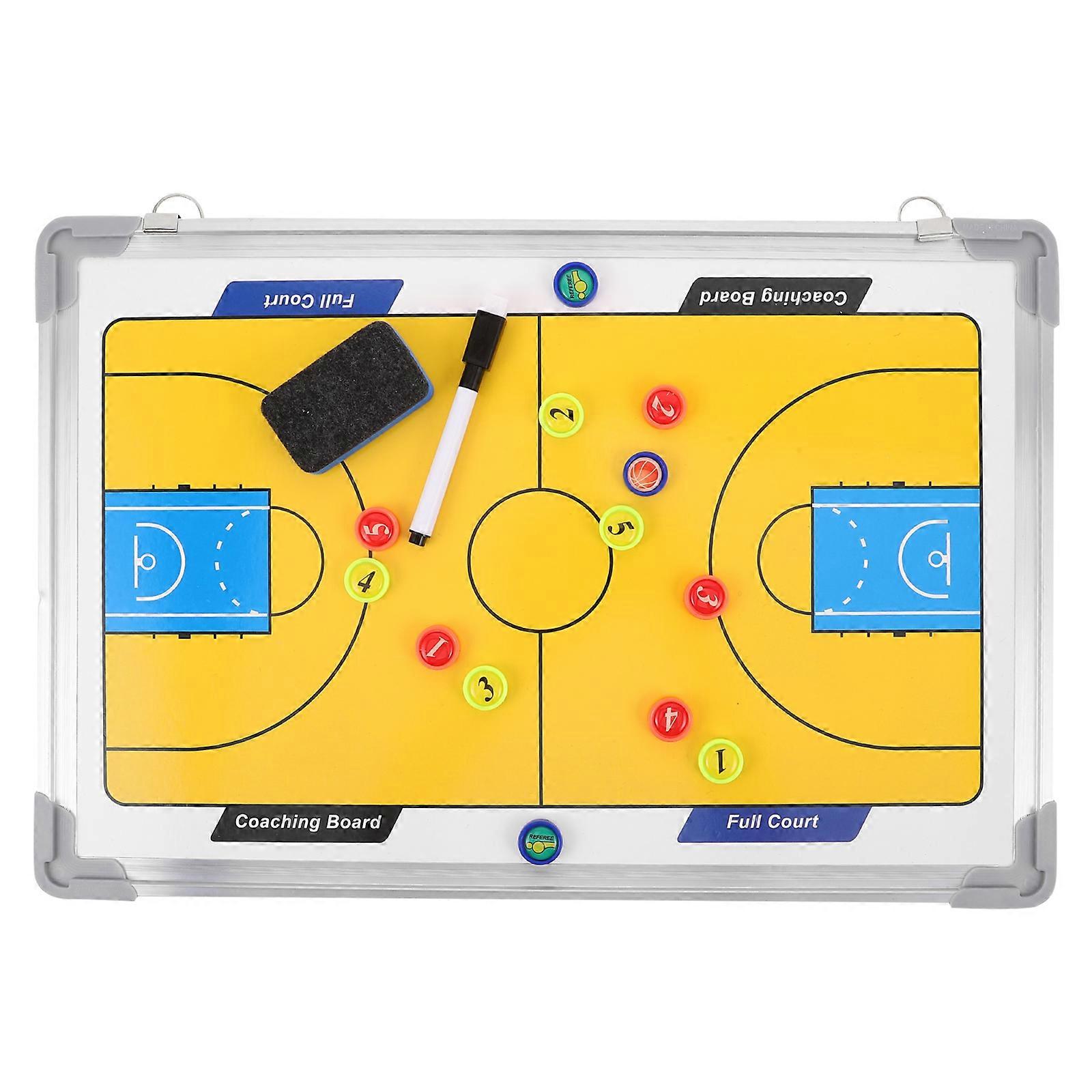 Basketball Strategy Board with Hanging Design Coaching Equipment