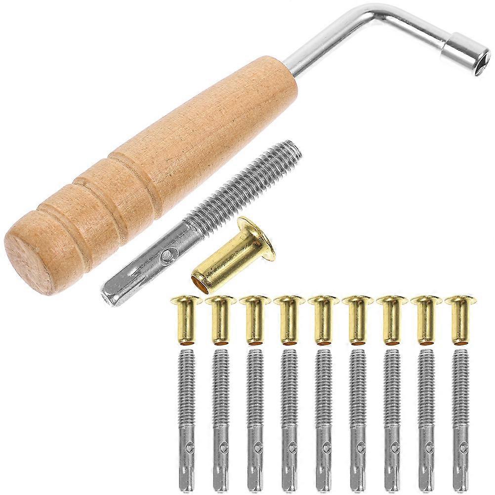 Instrument Supply Harp String Pin Accessories for String Instruments Assorted Color Wood and Metal for Repairing 1 Set