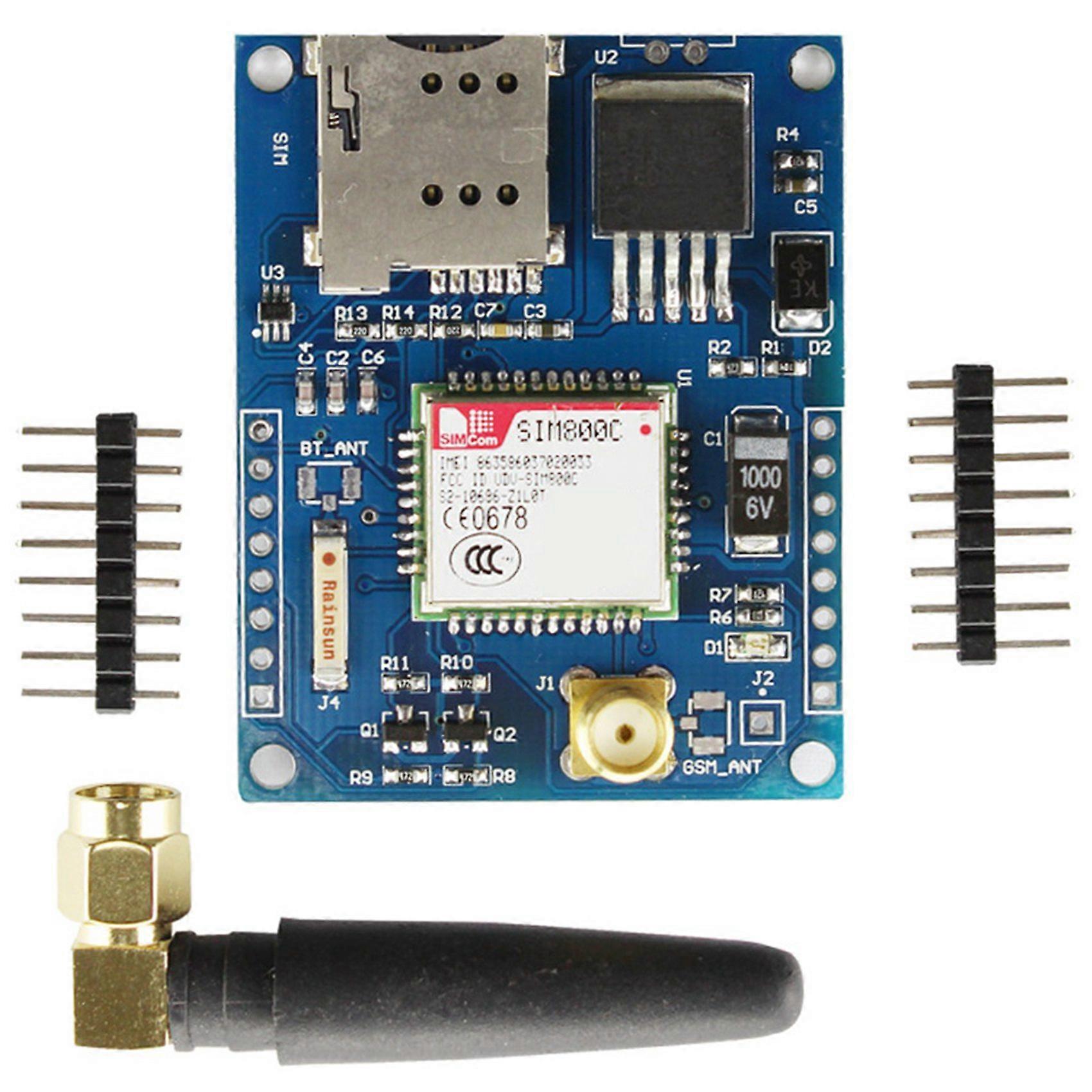 2X Sim800c Development Board Four-Frequency GSM/GPRS Module Bluetooth-Compatible/Tts/DTMF Instead of Sim900a