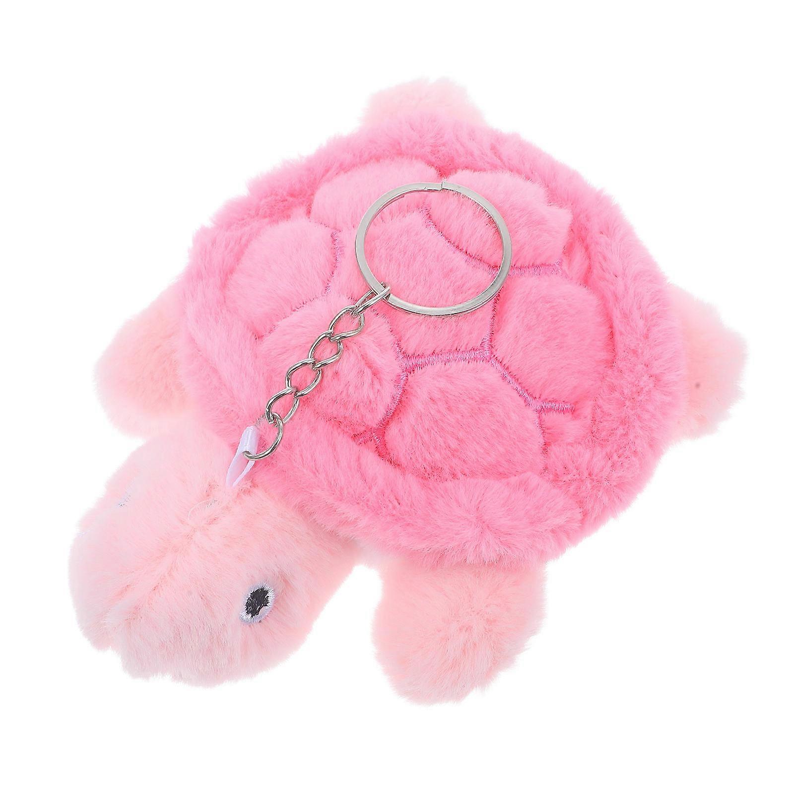 Stuffed Turtle Keychain Pendant for Decoration Including 2Pcs Plush Turtle Dolls