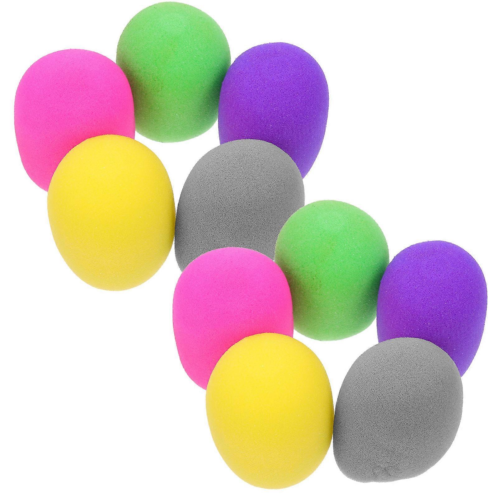 20pcs Microphone Sponge Covers for Handheld Mic Protective Accessories with Enlarged Size Assorted