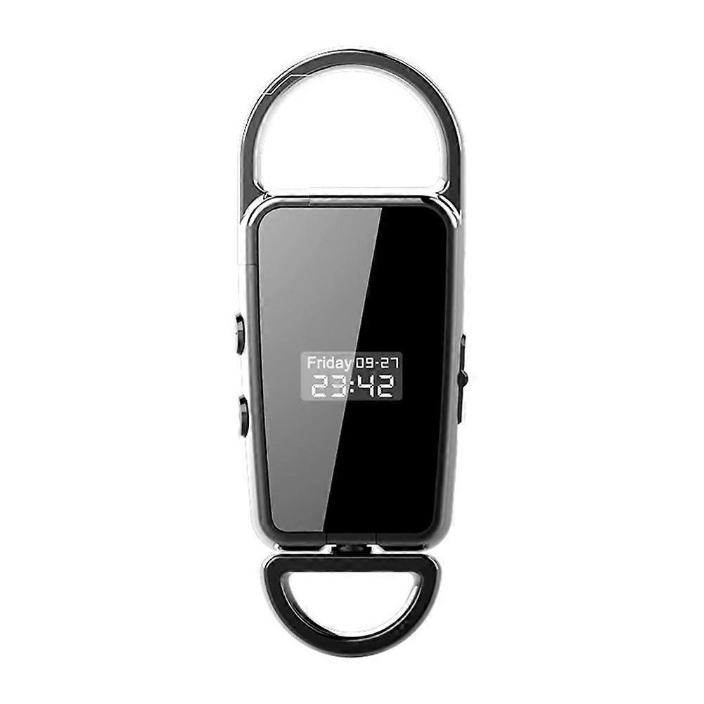 Keychain MP3 Player VoiceControlled Recorder Mini Dictaphone PocketSized Keychain Audio Device
